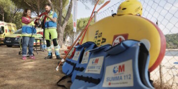 El dispositivo del SUMMA 112 de la Comunidad de Madrid en el Pantano de San Juan concluye este verano con más de 1.000 intervenciones