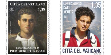 Vaticano emite sellos de Carlo Acutis y Pier Giorgio Frassati