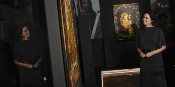 Díaz Ayuso inaugura una exposición con obras del arte virreinal peruano como muestra de la unión entre la cultura inca y la española