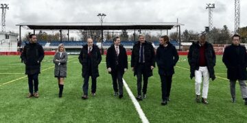 Conmemoración en Madrid de las seis décadas del complejo Ernesto Cotorruelo, emblema del fútbol regional