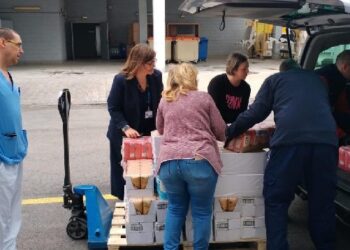 Los excedentes alimentarios de los hospitales públicos madrileños se donan a la Fundación Banco de Alimentos de Madrid