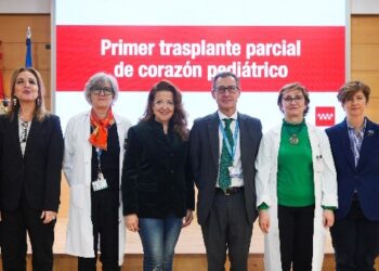 La sanidad pública madrileña, primera en Europa que realiza con éxito un trasplante parcial de corazón a una bebé menor de un año