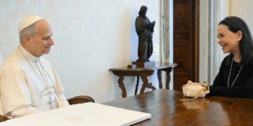 El Papa recibe a la Premio Nobel venezolana María Corina Machado