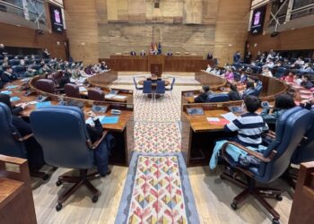 Más de un centenar de alumnos de la Comunidad de Madrid participan en el programa Diputados por un Día