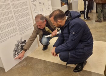 Inauguración en el instituto público San Isidro de una exposición que recorre la historia científica de España