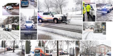 Majadahonda recupera la normalidad tras la nevada que ha obligado a activar un operativo especial con más de 160 agentes locales, sanitarios y operarios municipales