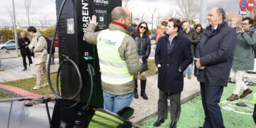 Prototipo innovador de cargador ultrarrápido para vehículos eléctricos que ya se prueba en Las Rozas de Madrid