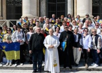 Madres palestinas, israelíes y ucranianas se reúnen con el Papa