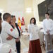 Díaz Ayuso recibe en la Real Casa de Correos a los cocineros, reposteros y sumilleres madrileños premiados en Madrid Fusión