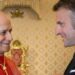El Papa León XIV recibe al presidente francés Macron
