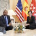 Díaz Ayuso recibe en la Real Casa de Correos al alcalde de la ciudad estadounidense de Dallas