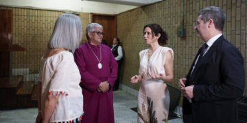 Díaz Ayuso asiste a una misa en la Basílica de Santa María de Guadalupe en la primera jornada de su viaje institucional a México