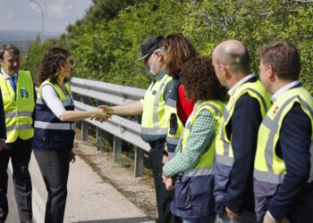 Díaz Ayuso en la apertura del primer tramo de ampliación de la M-607: “Trabajamos para que las carreteras sean más seguras y mejor conservadas”