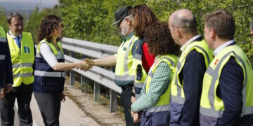Díaz Ayuso en la apertura del primer tramo de ampliación de la M-607: “Trabajamos para que las carreteras sean más seguras y mejor conservadas”