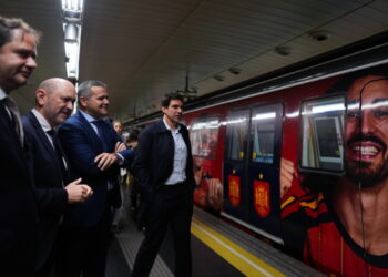 Un tren especial de Metro dedicado a la Selección Española de fútbol circulará con motivo del Mundial 2026