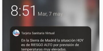 La Tarjeta Sanitaria Virtual amplía y personaliza la información sobre olas de calor
