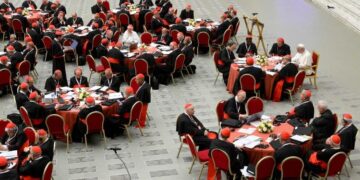 Consistorio: 178 cardenales participan en los trabajos de la primera sesión con el Papa