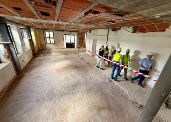 Comienzan las obras del edificio “Rosa Agazzi” que será una gran sala de estudios en el centro de Majadahonda
