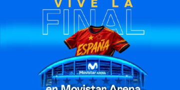Celebra la Final de la Copa Mundial FIFA 2026 con la retransmisión del partido del domingo, España-Argentina, en el Movistar Arena en la pantalla más grande de toda la región