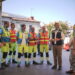 El consejero de Presidencia, Justicia y Administración Local supervisa la atención en la llegada de los vecinos evacuados que vuelven a sus casas en Chapinería y Navas del Rey