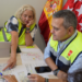 El consejero de Vivienda, Transportes e Infraestructuras de la Comunidad de Madrid supervisa los trabajos de reparación de las vías afectadas por los incendios