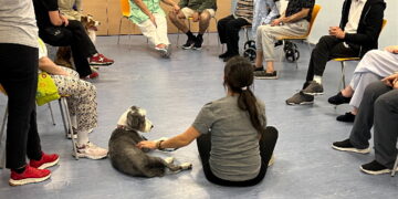 La Comunidad de Madrid, primera región de España en implantar un programa terapéutico con perros para personas con trastorno mental grave