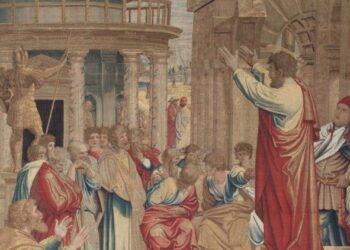 En Castel Gandolfo, el tapiz de Raffaello sobre el sermón de San Pablo