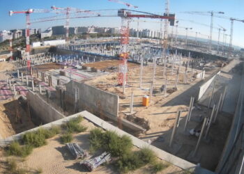 Comienzan a levantarse los edificios de la futura Ciudad de la Justicia de Madrid